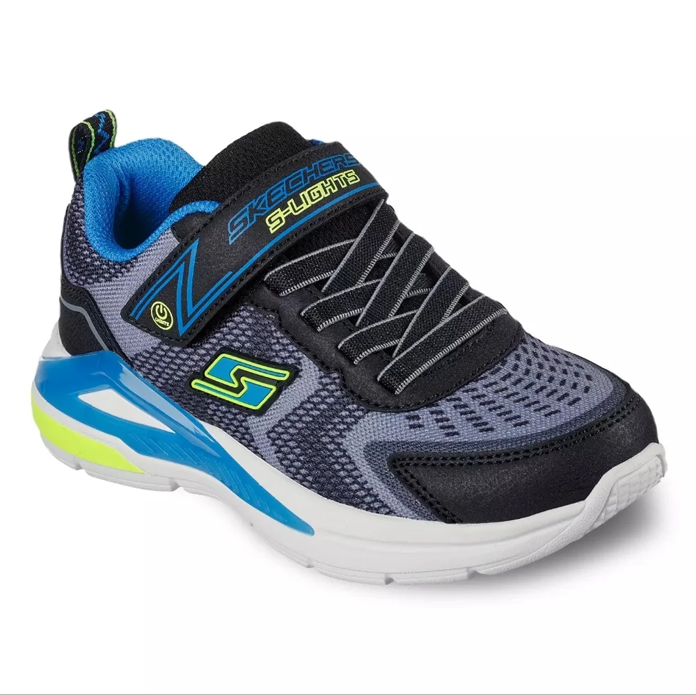 Skechers S-Lights Tri-Namics Light-Up Boys' Shoes - Picture 1 of 10